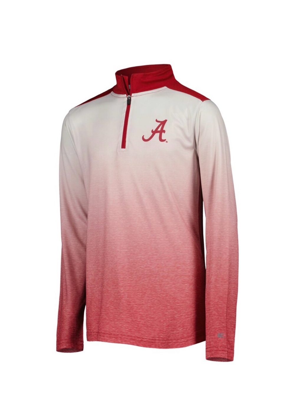 Alabama Crimson Tide Colosseum Youth Max Quarter-Zip Jacket - White/Crimson